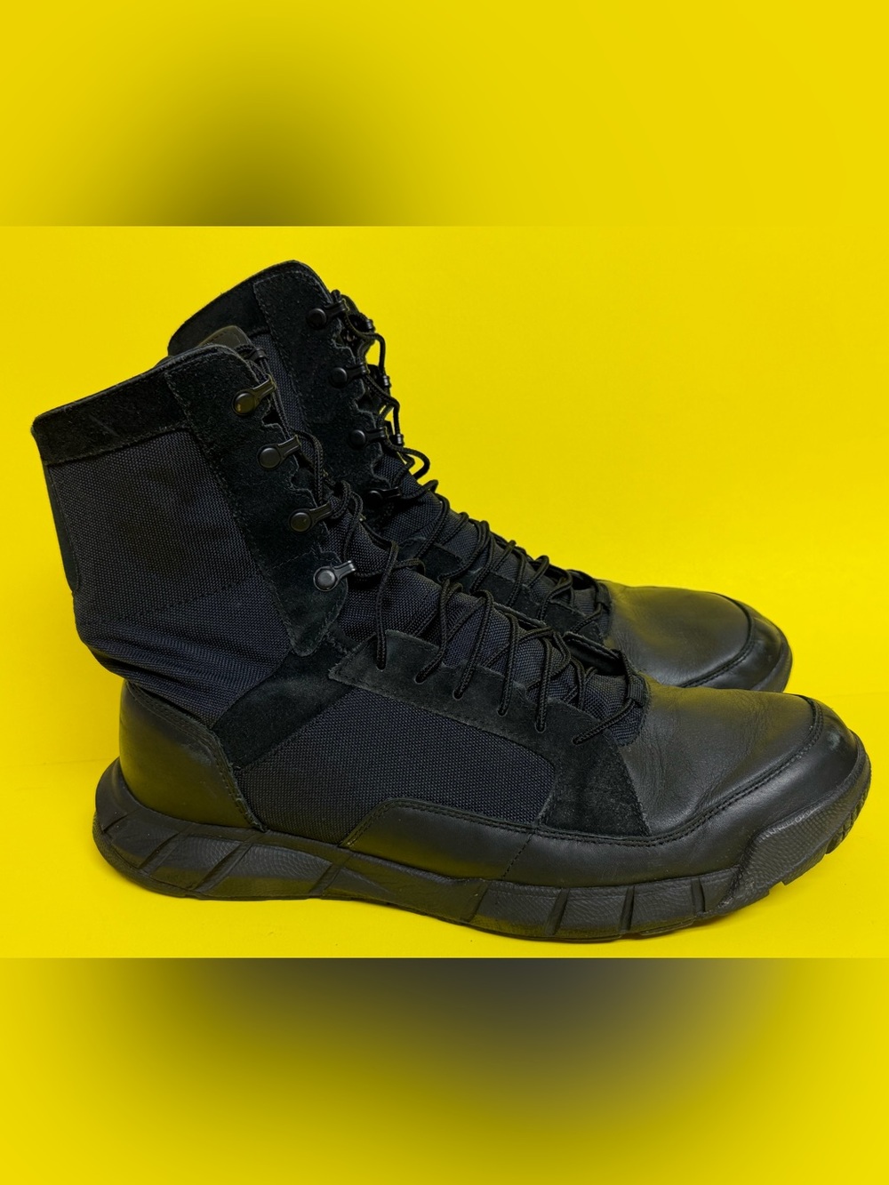 OAKLEY SI Light Patrol Tactical Boots Blackout 11190-02E - Men's US 14 - EXC